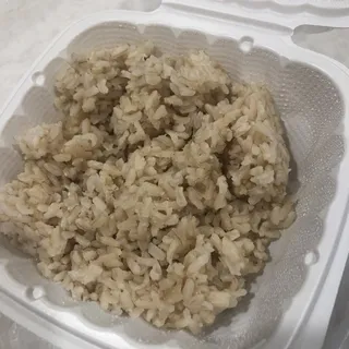 Steamed brown rice