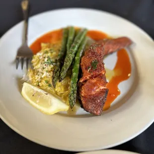 Seared Salmon Risotto