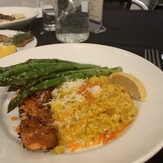 Seared Salmon Risotto