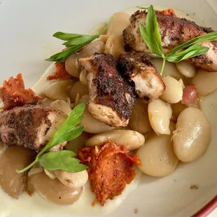 Octopus, Gigante Beans, Nduja &amp; Fennel Cream (a most order)