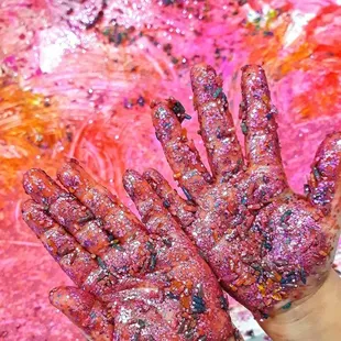 Not only mud pies, but glitter parties, too