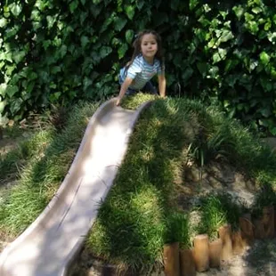 Natural playscape "slide hill".
