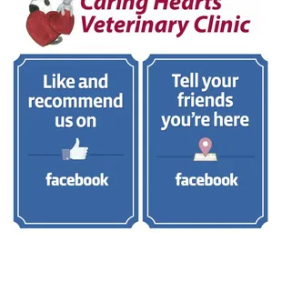 Check us out on Facebook! http://www.facebook.com/caringheartsveterinaryclinic