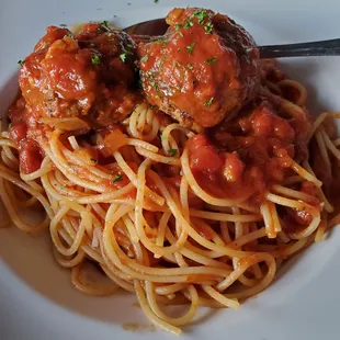 spaghetti and meatballs