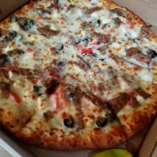 Greek pizza