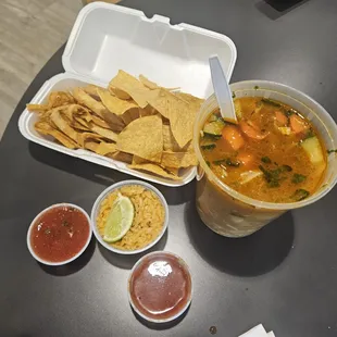 Chicken Tortilla soup hits the spot on a cold rainy day!