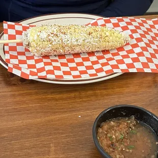 Elote with no mayo.