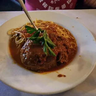 Some veal something or other...