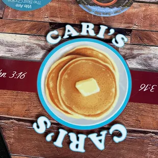 a pancake with butter on it