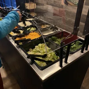 Salad bar.