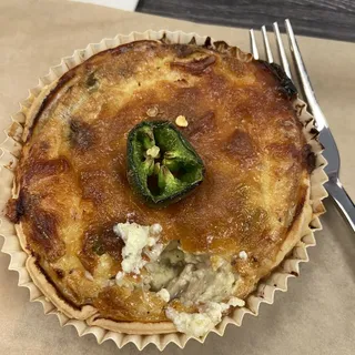 Turkey Jalapeno Quiche