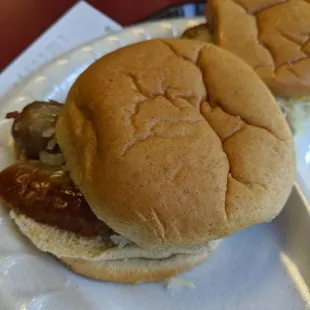 Awesome Brat sammich