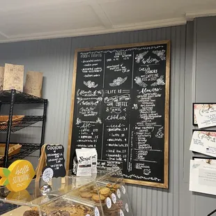 Menu board