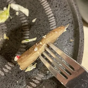 Mushroom in my short rib taco