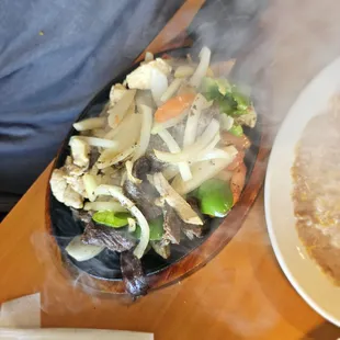 Steak and chicken fajita!!