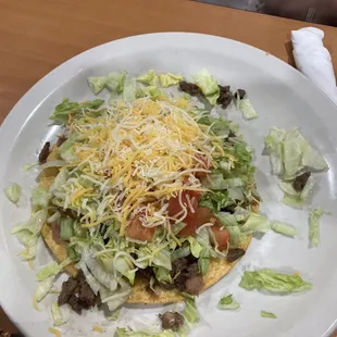 Carne Asada Tostada