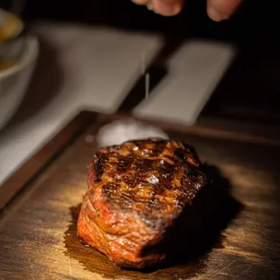 steak, food