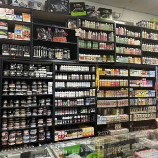 Variety of hookah flavors,vale juices, batteries for cartridges,etc. Come shop with us today!