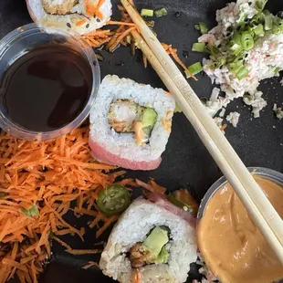 food, sushi and sashimi, sushi, sashimi