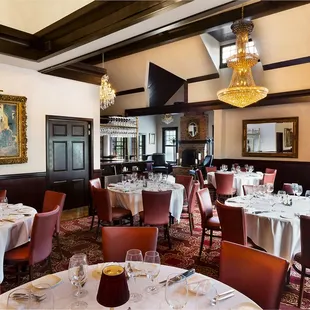 the dining room of the restaurant