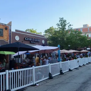 Approach ing storefront during AH&apos;s popular Summer Fest.