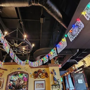 Inside the restaurant