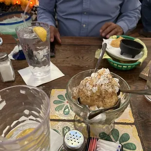 Fried rice ice cream