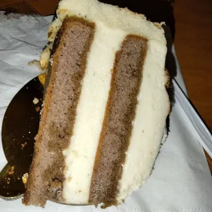 Dry tiramisu cake