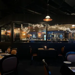 a view of the dining room