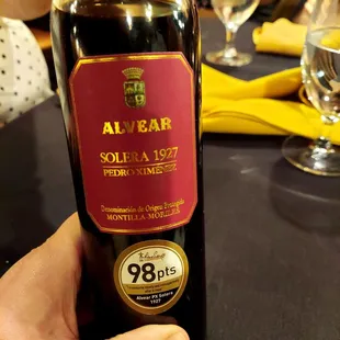 Dessert Sherry. You must try this!