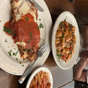 Chicken Parmigiana &amp; Gnocchi Spezzatino