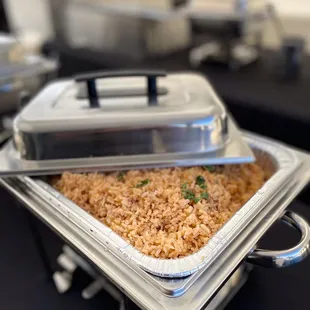 Curbside Spanish rice! My Mom's recipe!