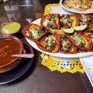 mexican food on a table