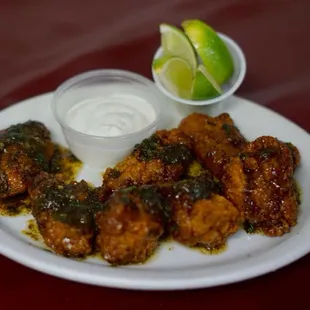 Tasty Lime Cilantro Chicken Wings!
