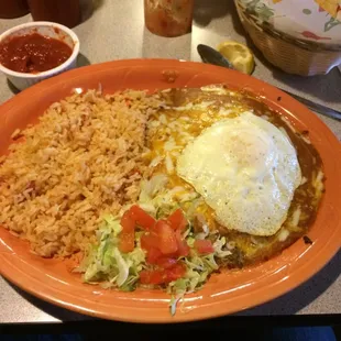 New Mexico enchiladas