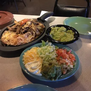 Steak and chicken fajita combo ....$14.99