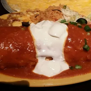 Shredded Beef Chimichanga