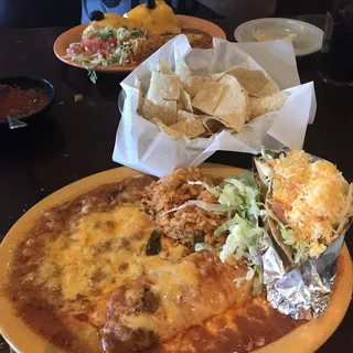 A. Cheese Enchilada & Beef Taco   Lunch