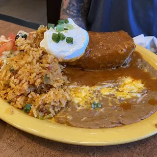 Machaca Beef Chimichanga