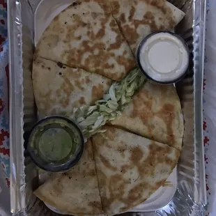 a quesadilla