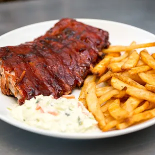 a plate of food