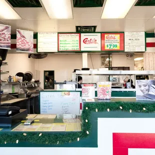 the counter