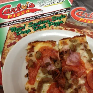 Carlo&apos;s has some solid pizza! We will be adding to our list of favorites :)