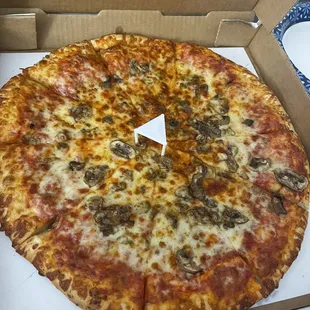 a pizza in a box