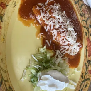Cheese enchilada