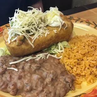 Ground Beef Chimichanga