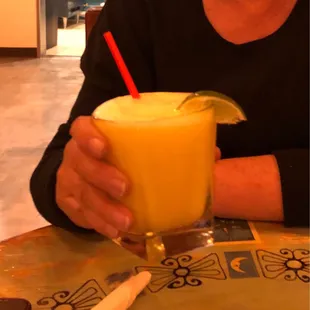 Smooth mango margarita