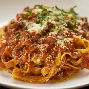 Tagliatelle Ragu Cinghiale | Slow cooked wild boar, parmigiano.​