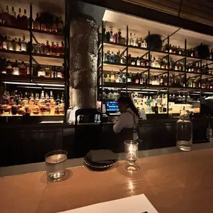 Bar side