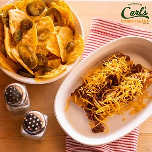 Spicy Jalapeno Nachos + Tamales = YUM!